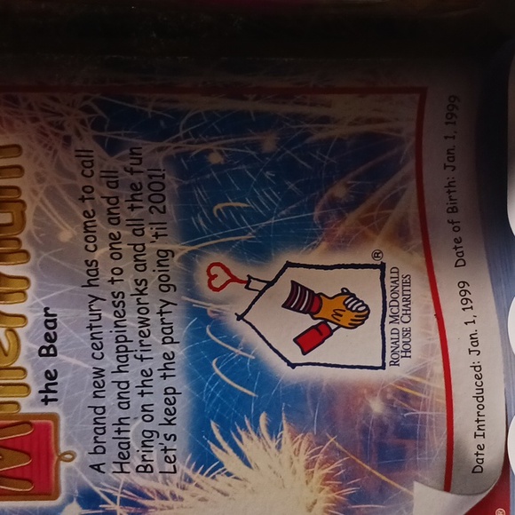 Millennium Bear beanie baby - Picture 2 of 3